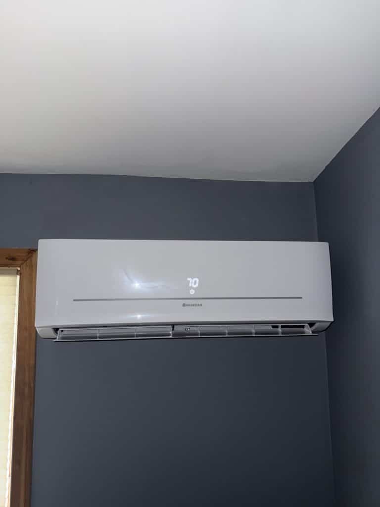 ductless mini split system inside 1